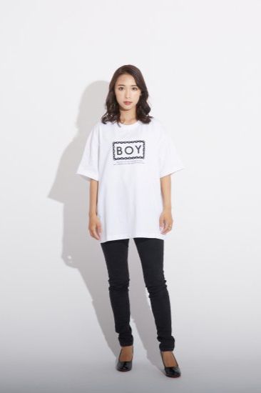 CHAIN DESIGN TEE/ ホワイト 【BOY LONDON】
