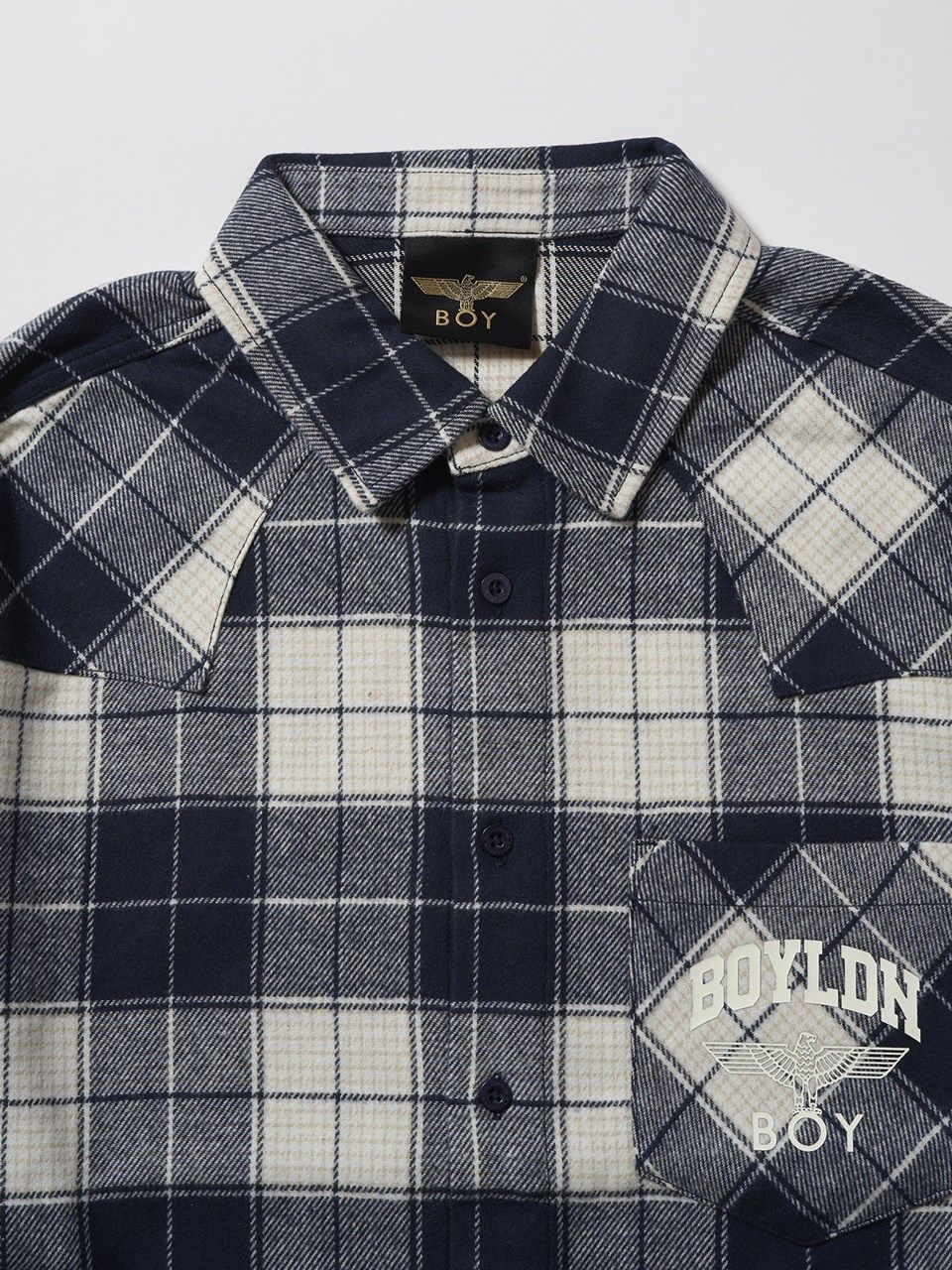 BOY LONDON - BOYLDN Check Flannel Shirt / シャツ / ブルー | BRYAN