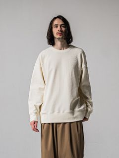 【予約品 11月16日(日) 締切】BLISTER TRAINER / ブリスターニット トレーナー  / オフ