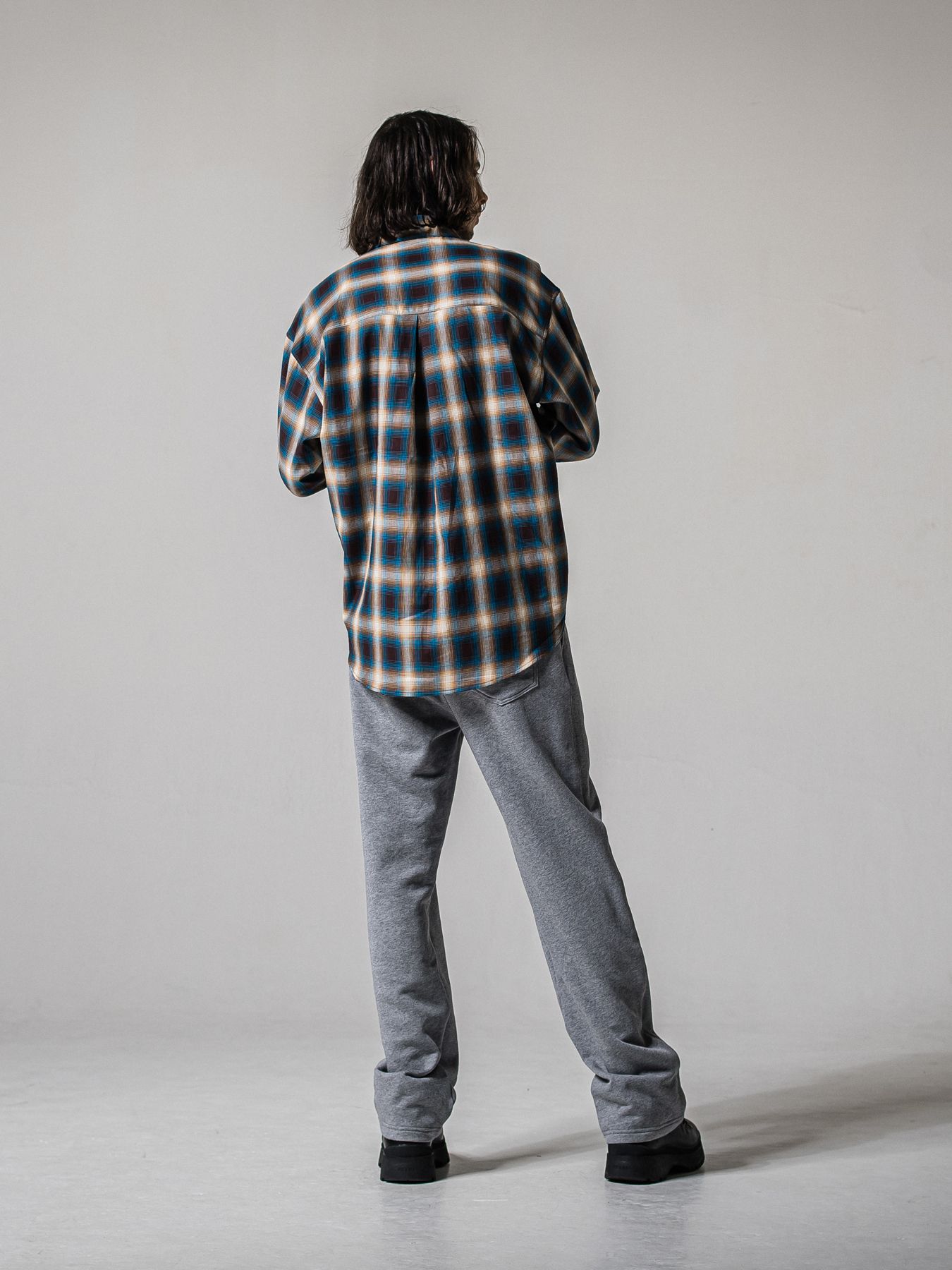 【予約品 11月16日(日) 締切】PULL JACK SHIRTS / プルオーバー ジャックシャツ / ブルーブラウン