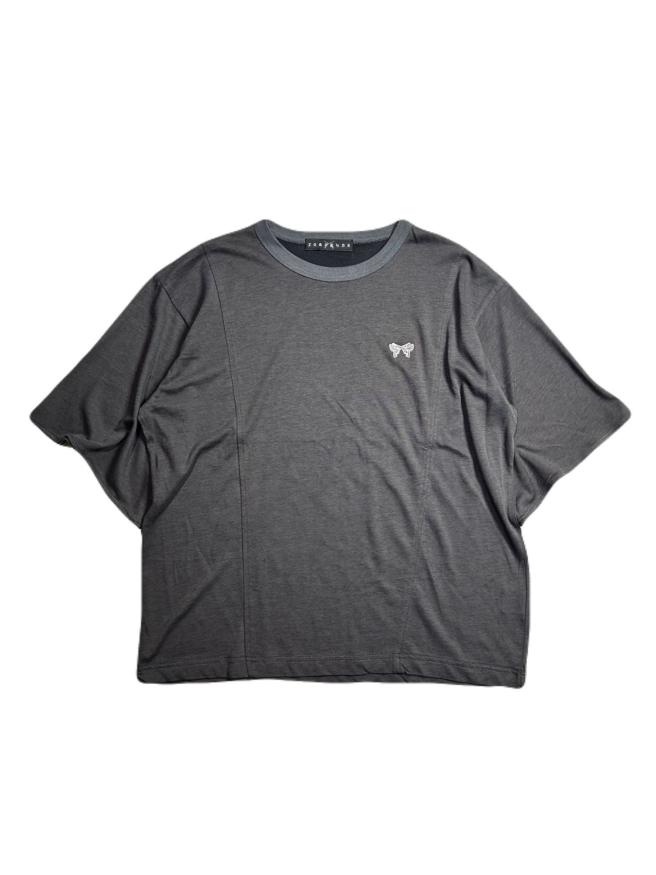 【予約品 8月10日(日) 締切 】WOMENS WING CROSSGUN CRY T / ウイングクロスガン クリスタル Tシャツ / ブラック