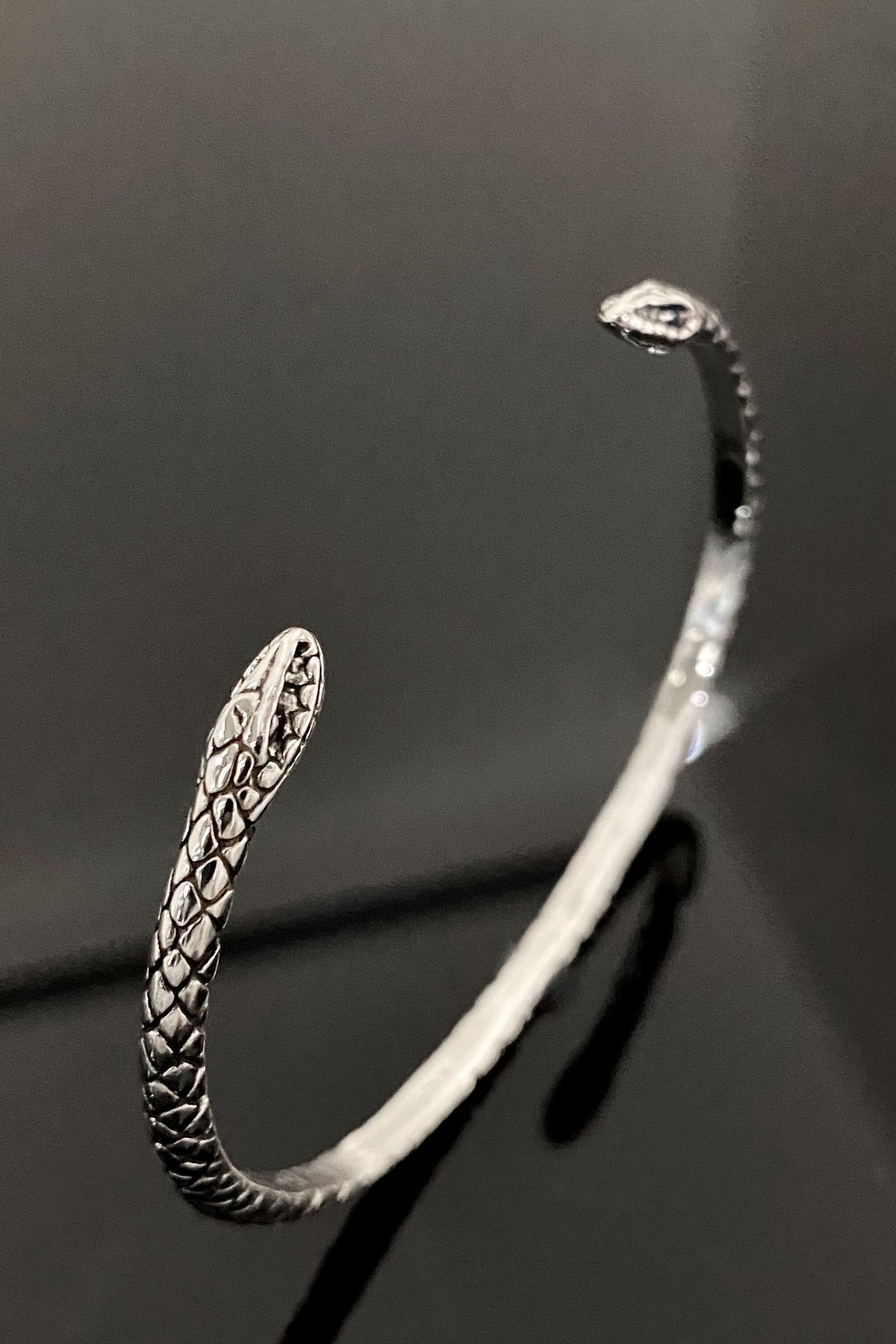 GODSIZE - 《受注生産》 TWO HEADED SNAKE BANGLE BRACELET バングル