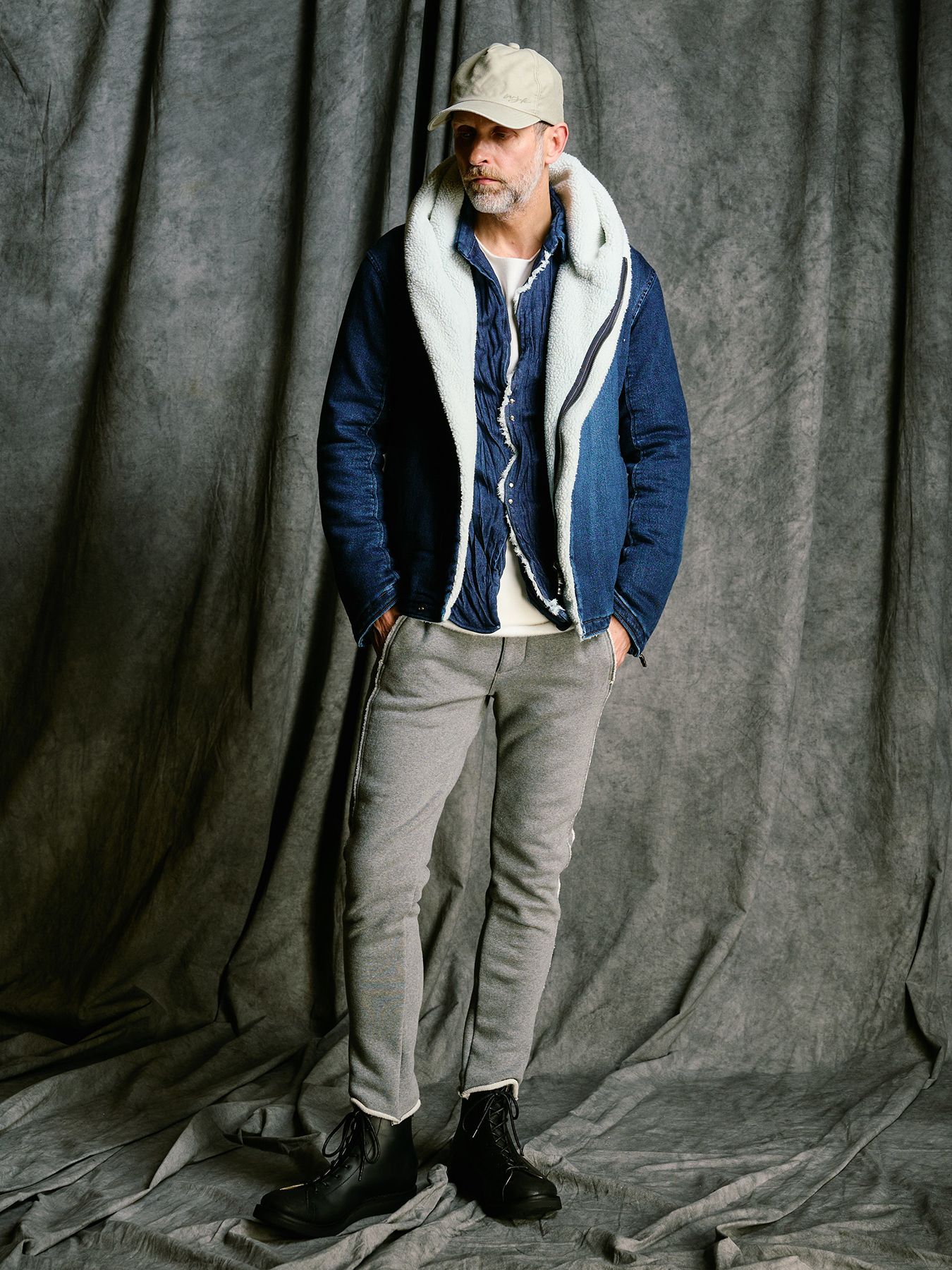 【予約品 4月19日(日) 18時締切】2-hook denim shirt / 2フック デニムシャツ / インディゴユーズド