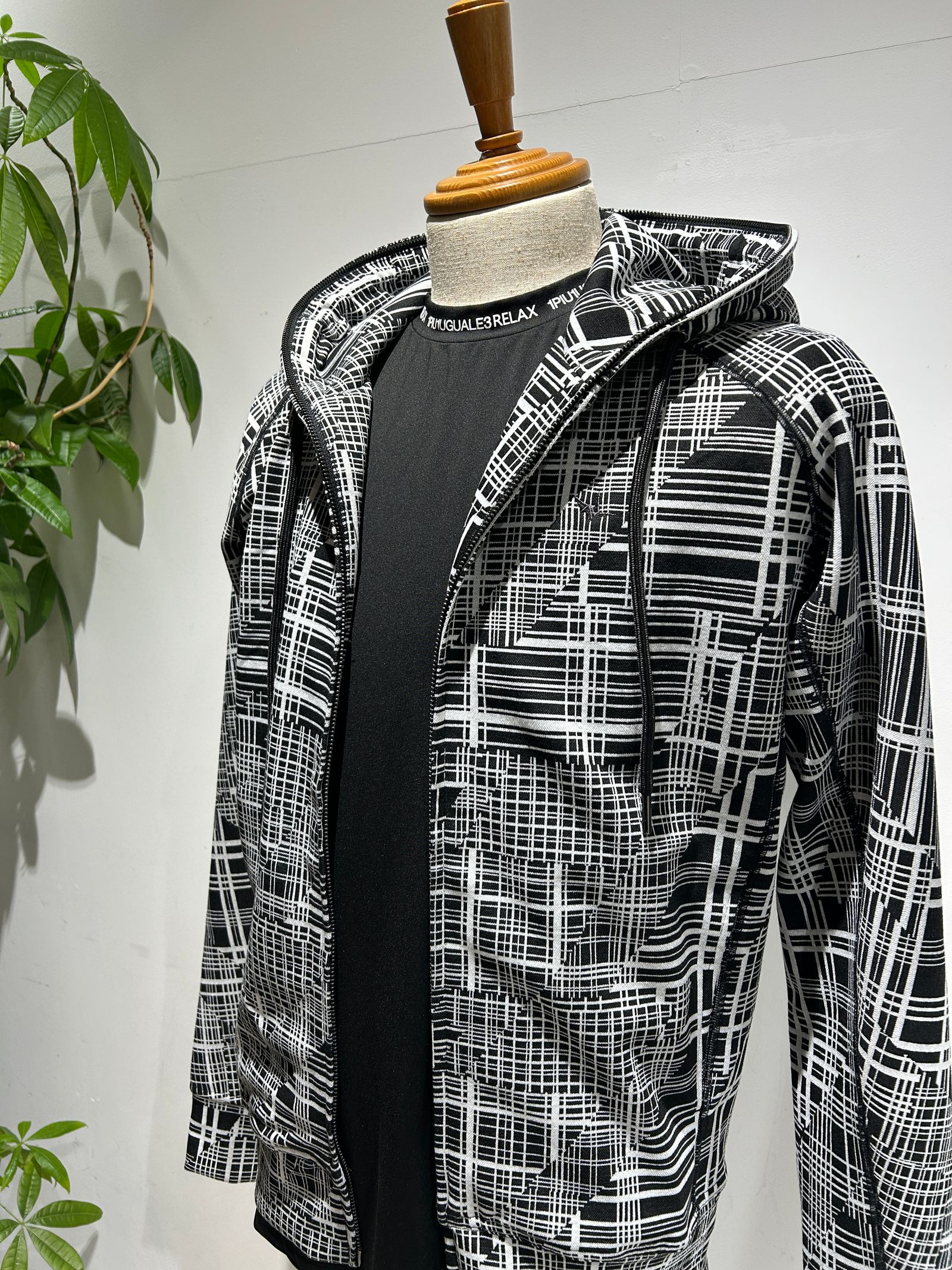 ランニングモックネックTシャツ / ブラック