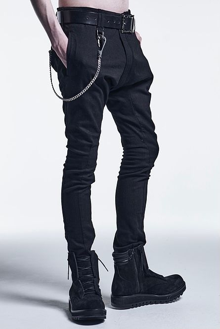 《予約品》サルエルパンツ SaruelPants BlackBlackDenim / Black 【kiryuyrik】 9月入荷予定