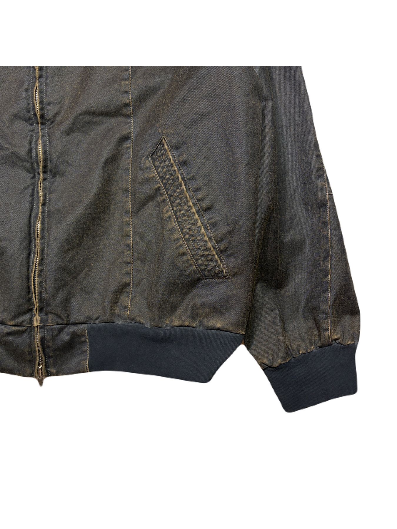 【予約品 3月9日(月) 18:00 締切】S.WASH COATING JKT / ストーンウォッシュ コーティング チノクロス ジップブルゾン / ブラック