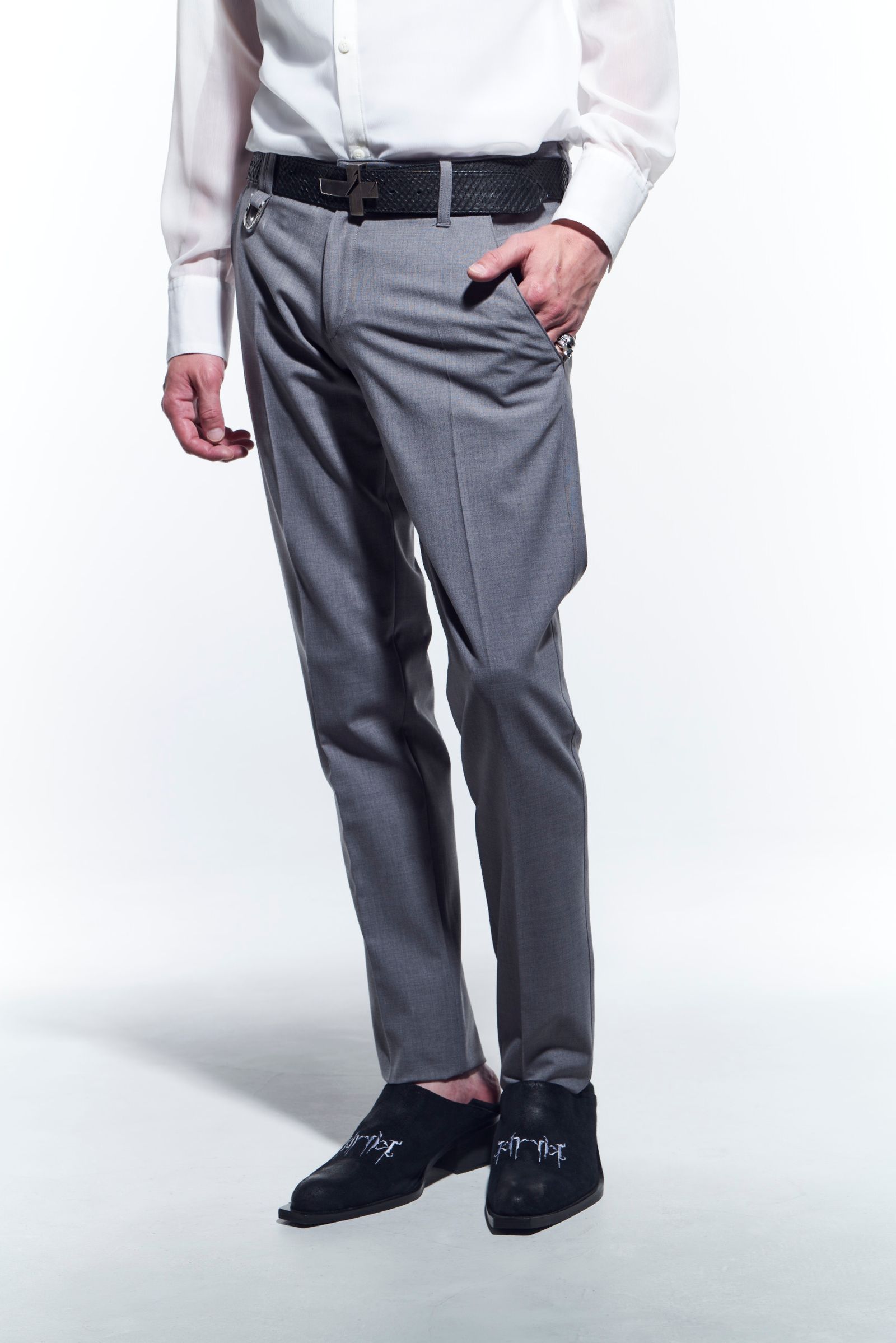 《予約品》 SlimSlacks スラックス TWS-Stretch / Grey 【kiryuyrik】 1月入荷予定