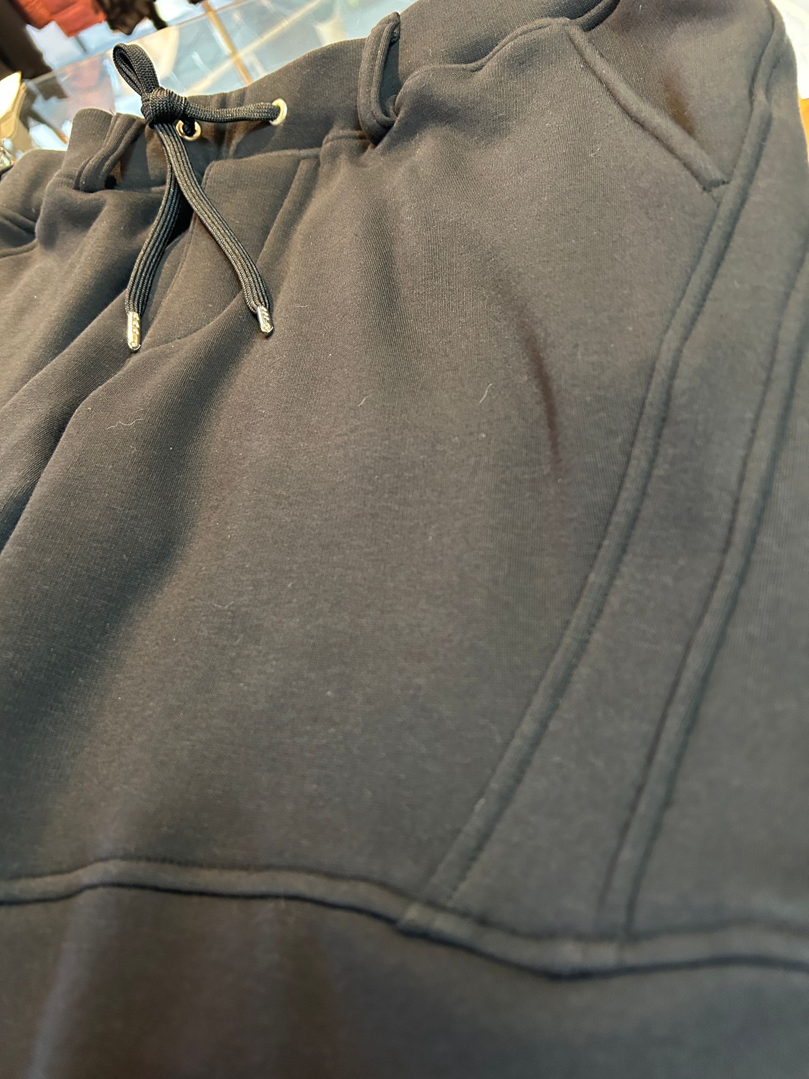 VELOURS FLEECE TYLER PANTS / ベロアフリース タイラーパンツ / ブラック