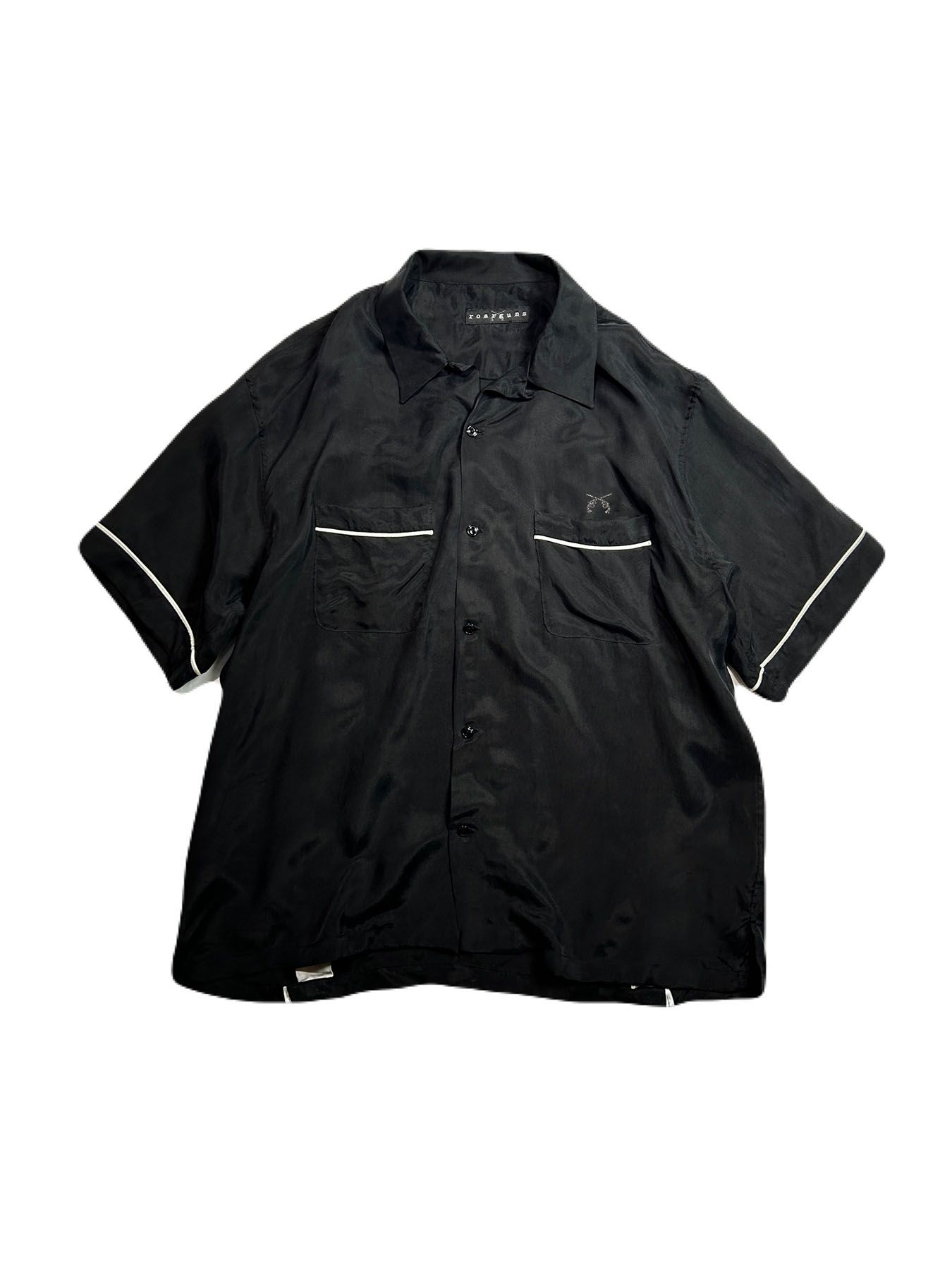【予約品 8月10日(日) 締切 】BOWLING SHIRT CRY / ボーリング シャツ / クリスタル ブラック