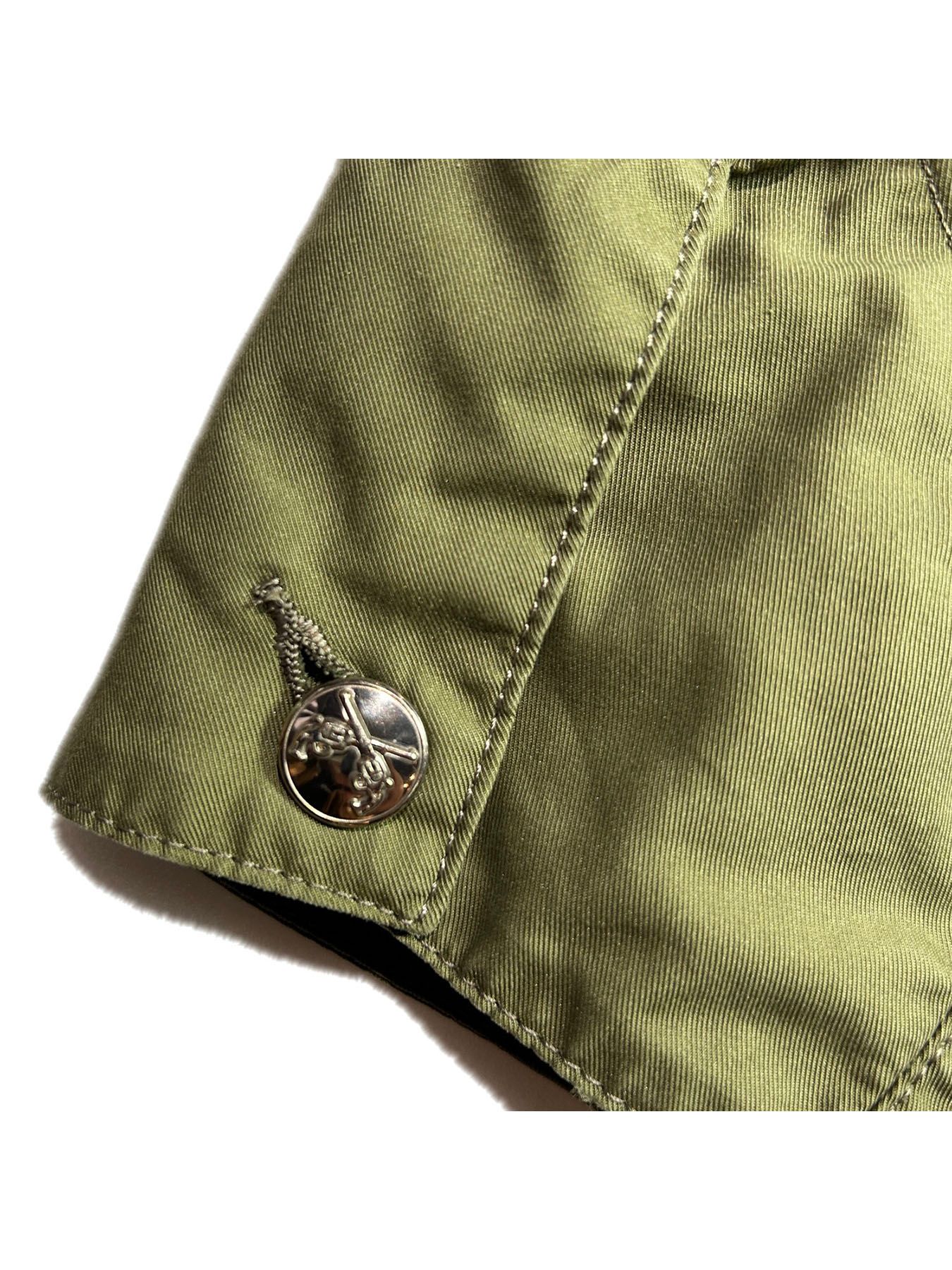 【予約品 8月10日(日) 締切 】C/N GABADINE JKT / コットン/ナイロン ギャバジンジャケット / カーキ