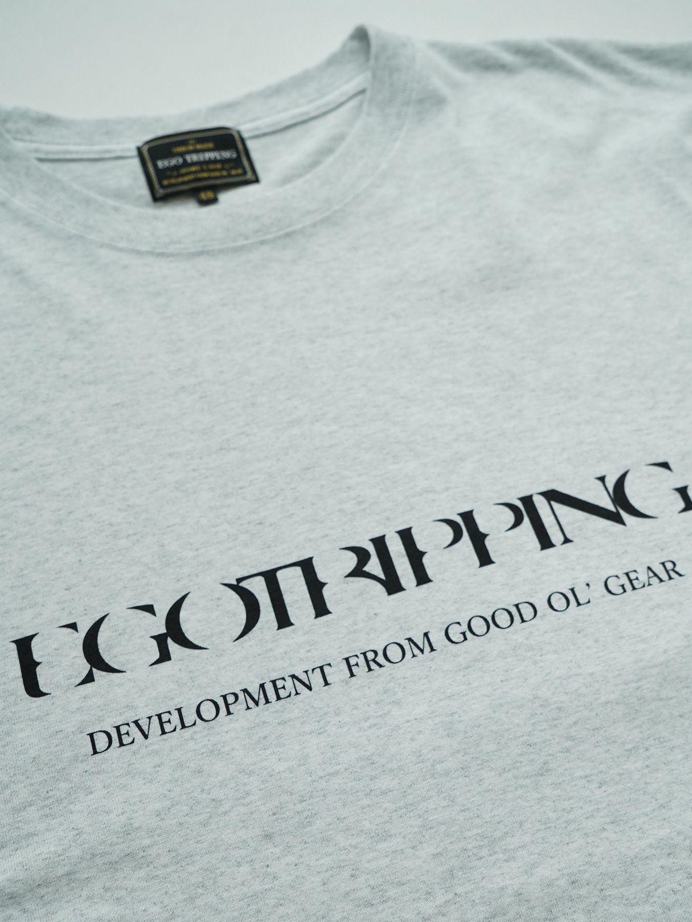【予約品 11月23日(日) 締切】PRINTTEE-A short / ロゴプリント Tシャツ / ASH