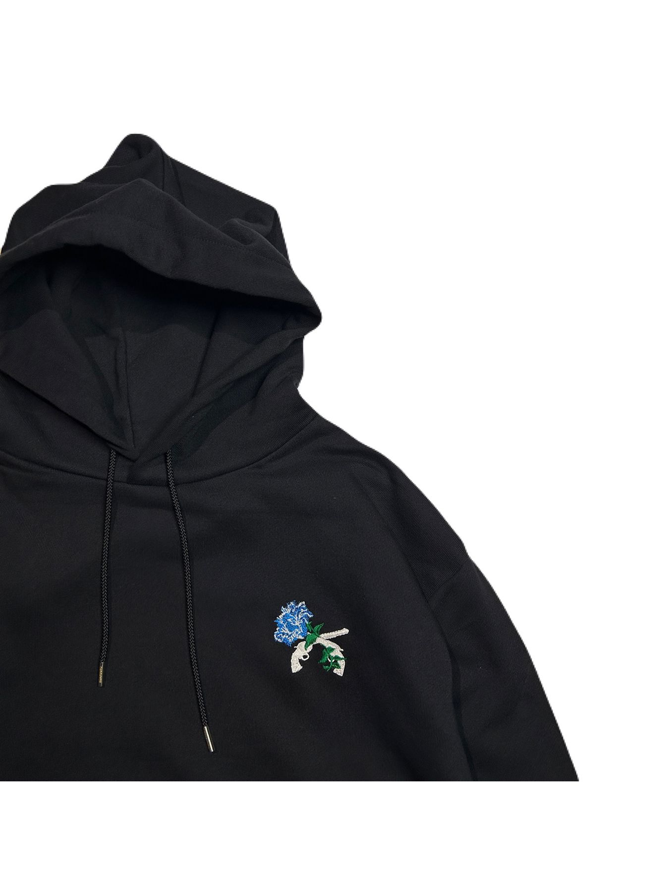 【予約品 8月10日(日) 締切 】FLOWER GUN HOODIE / フラワーガン フーディー / ブラック