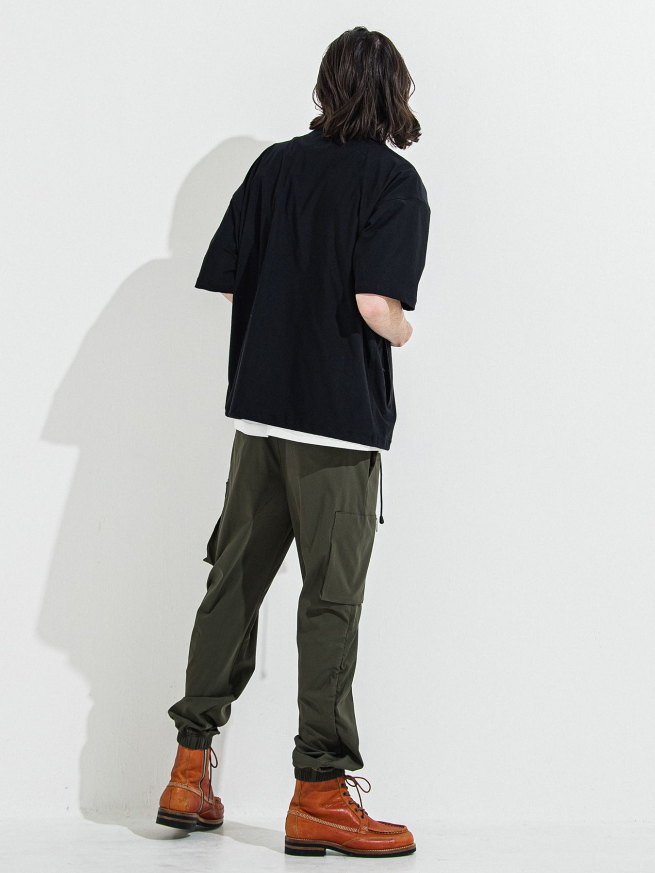 【予約品 】DAVID NYLON CARGO PANTS / デヴィッドナイロンカーゴパンツ / カーキ