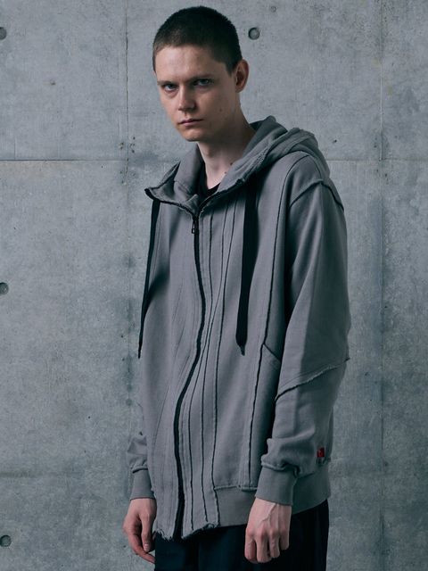 FRAGFORM ZIP HOODIE / ジップフーディー / CHARCOAL