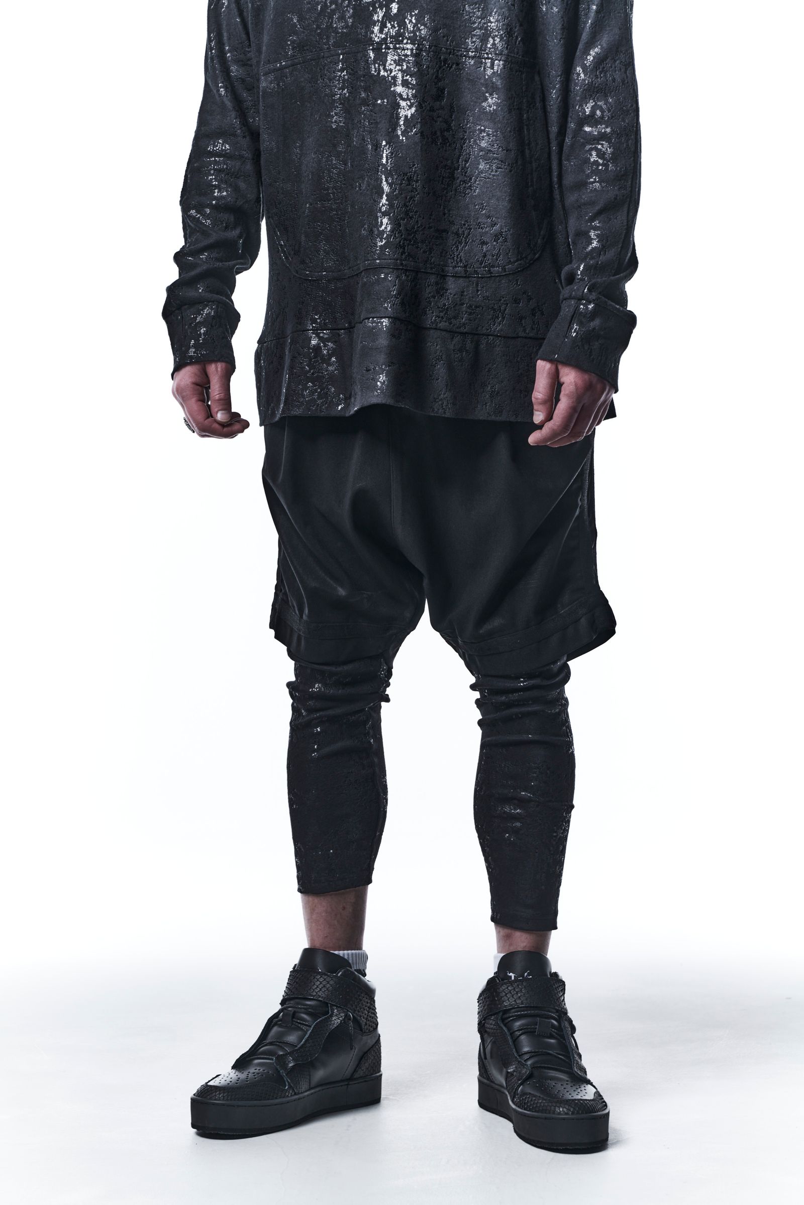 《予約品》 Leggings レギンス BlackFoilSmooth / Black 【kiryuyrik】 11月入荷予定
