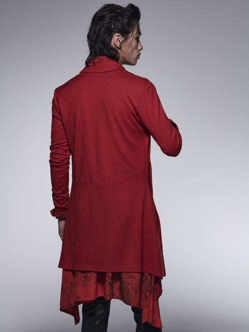 《予約品》 FlareCardigan / フレアカーディガン / レッド 【kiryuyrik】 8月以降入荷予定