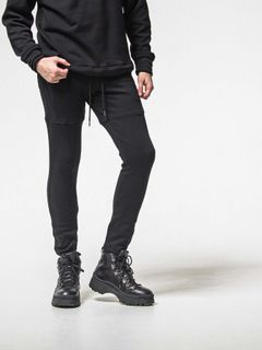 VELOURS FLEECE TYLER PANTS / ベロアフリース タイラーパンツ / ブラック