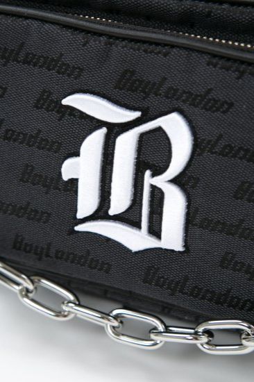 CHAIN DESIGN SHOULDER BAG / ブラック 【BOY LONDON】