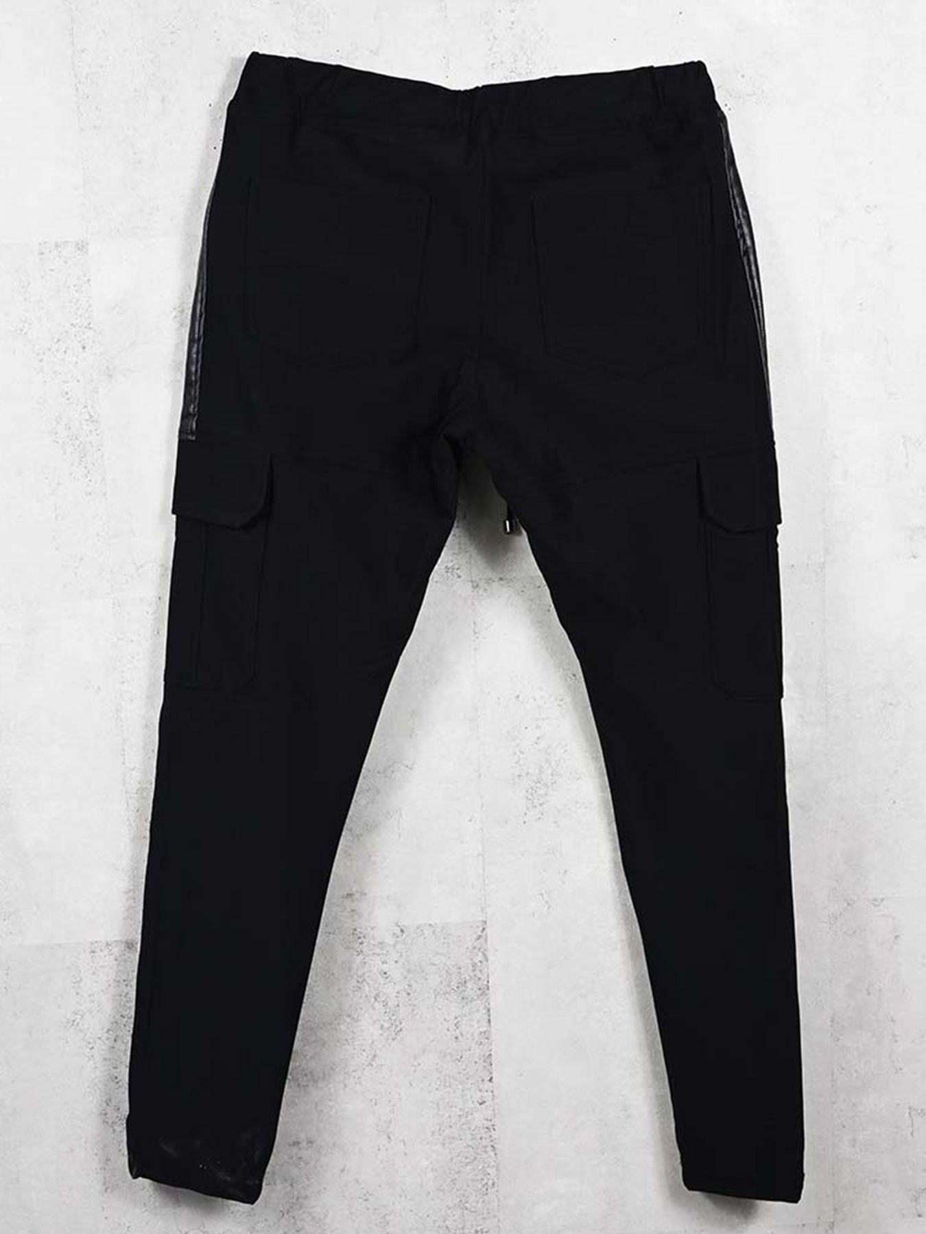 【予約品】DARRELL HEAT CARGO PT / 裏起毛 カーゴラインパンツ / ブラック