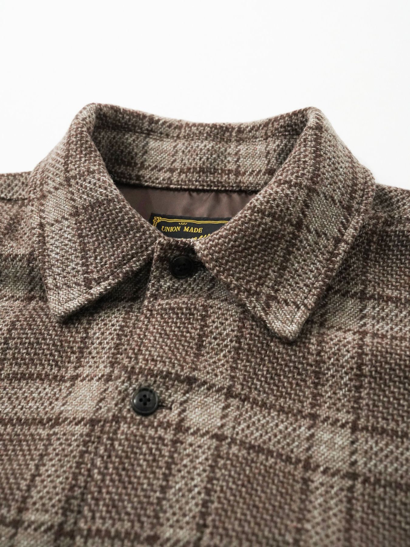 【予約品 5月6日(水) 締切】WOOLCHECK-SPORTJACKET / ヴィンテージシャツジャケット / ブラウン系