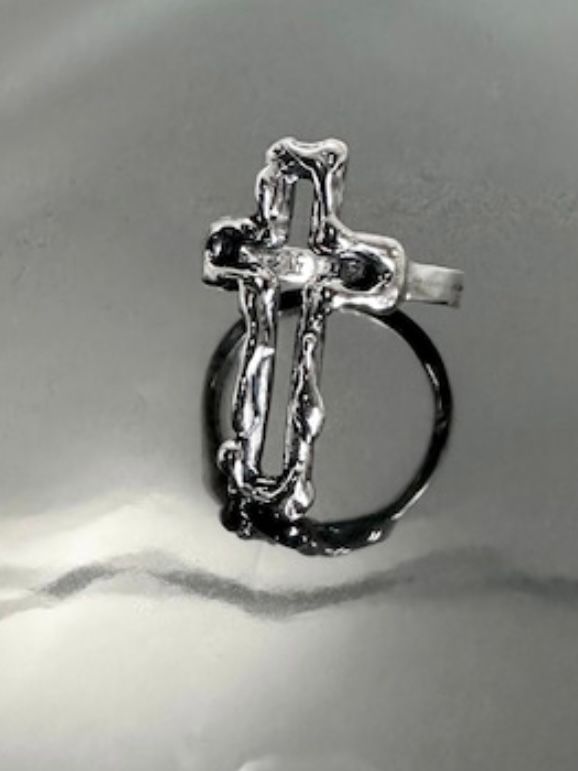 《受注生産》OPEN CROSS RING / オープンクロスリング  【注文から3〜4週間後入荷予定】