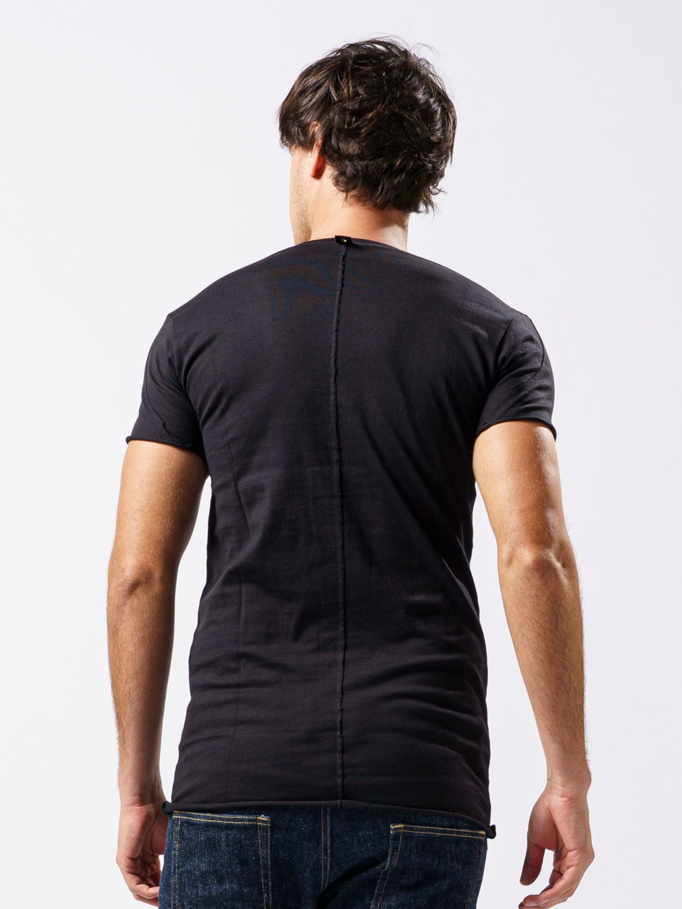 【予約品 1月25日(日) 締切】3 in pack-T S/S / 3インパック ショートスリーブ Tシャツ / ブラック / クルーネック、Vネック、ディープVネック