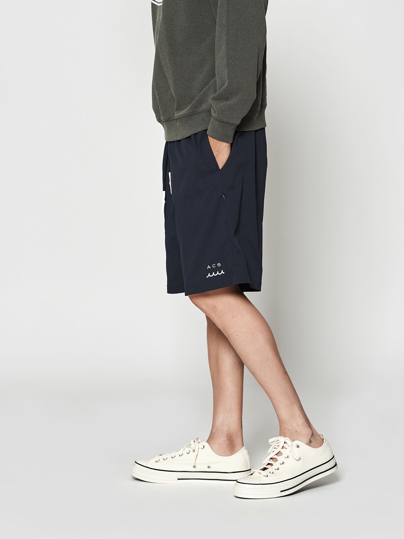 【予約品 10月9日(木) 締切】muta Ventilation Shorts / ショートパンツ / ネイビー【Acanthus × muta MARINE】