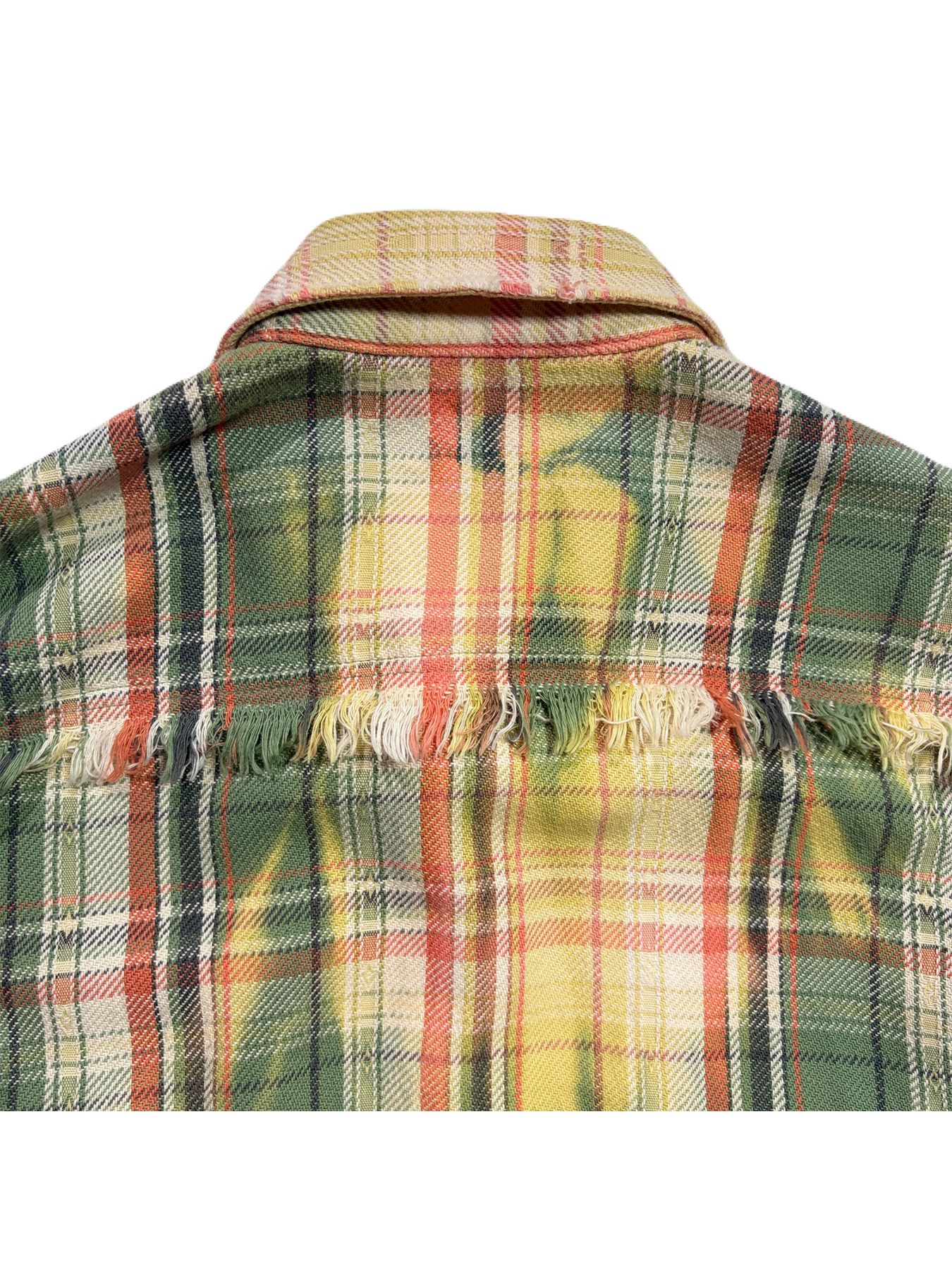 【予約品 8月23日(日) 締切】CO CHECK SHIRT / グリーン