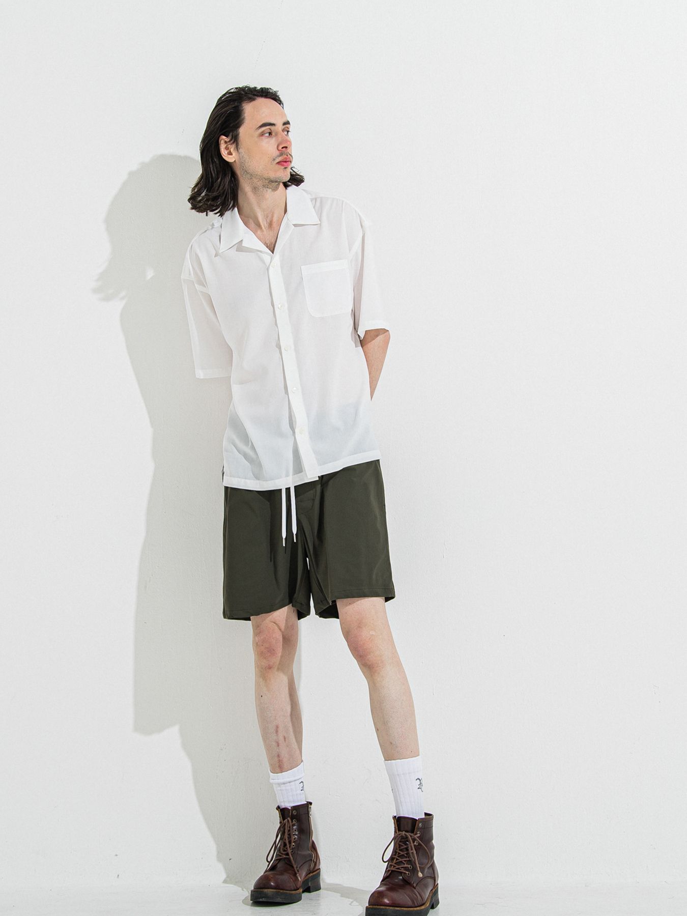 【予約品 】ZACK HALF SHIRT / ザックハーフスリーブシャツ / ホワイト