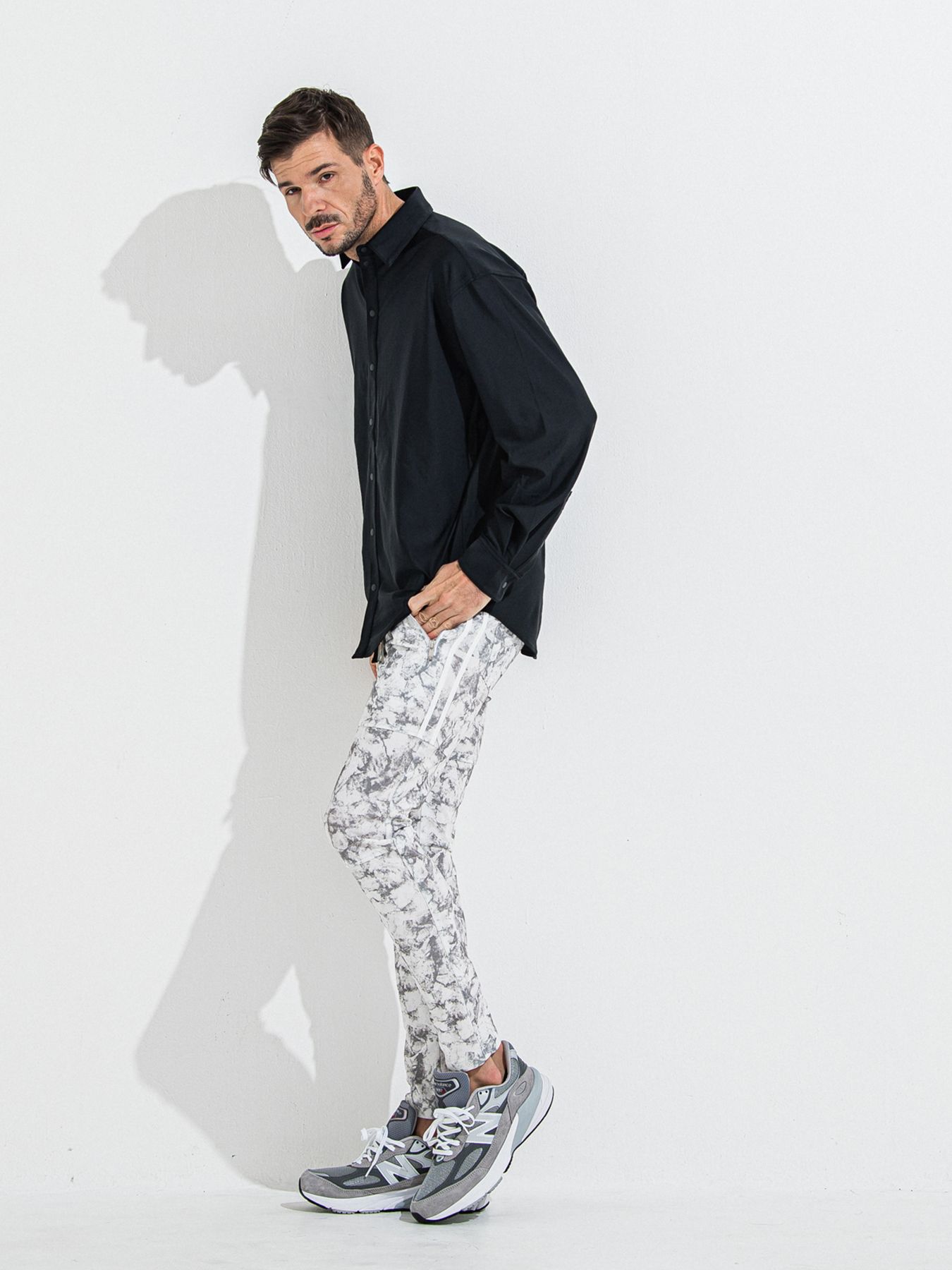 【予約品 】Johnson LINE PT / ジョンソンラインパンツ / マーブルグレー