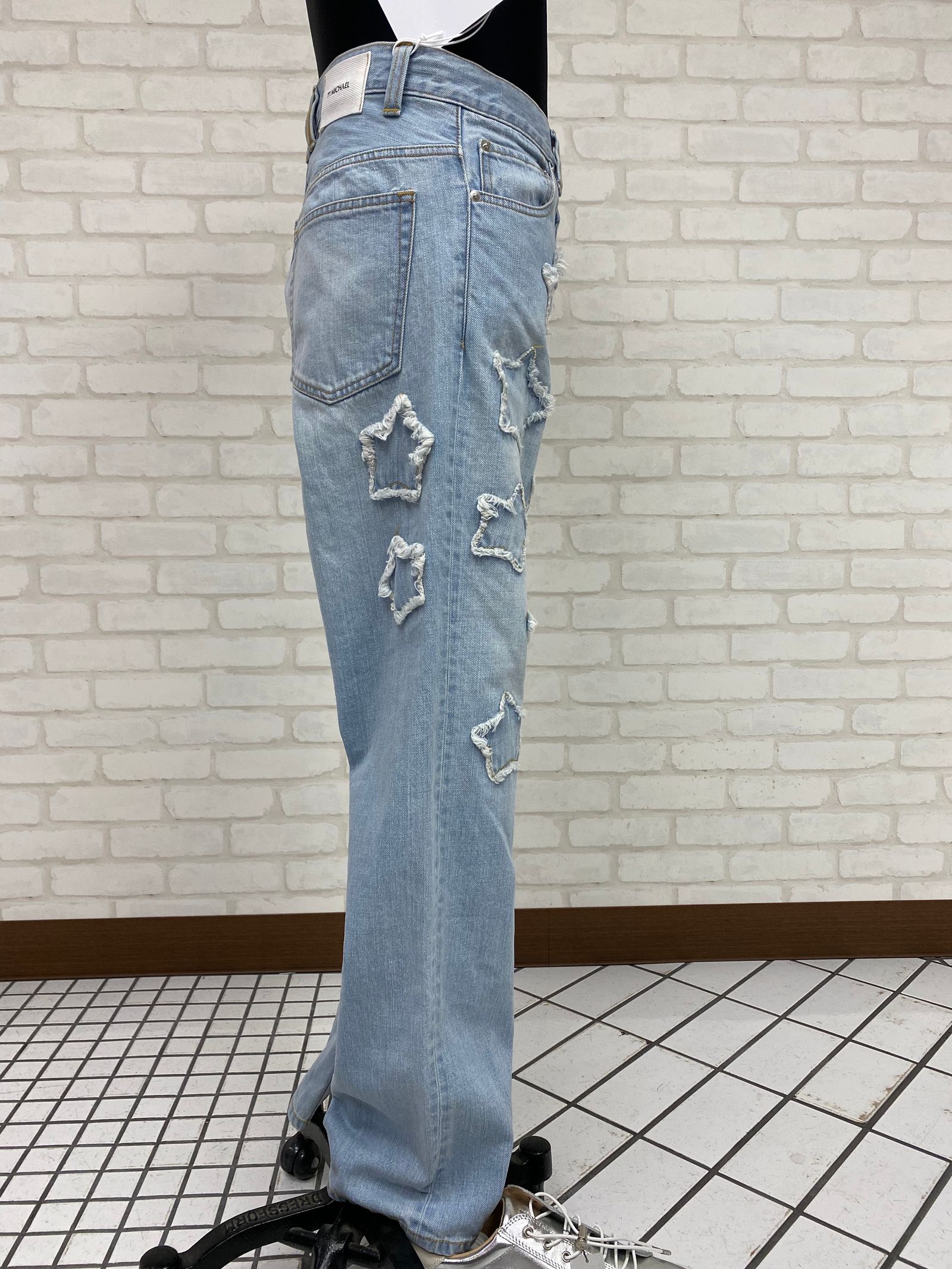 16スター☆デニムパンツ ライトインディゴブルー「71MICHAELミッシェル」