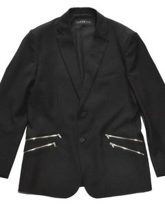 ジップポケットTAILORED JKT / テーラッドジャケット / ブラック  【roarguns 】