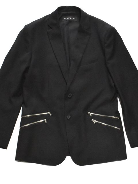 ジップポケットTAILORED JKT / テーラッドジャケット / ブラック  【roarguns 】