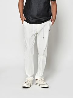 【予約品 10月9日(木) 締切】muta Easy Tight Slacks / イージータイトスラックスパンツ / ホワイト【Acanthus × muta MARINE】
