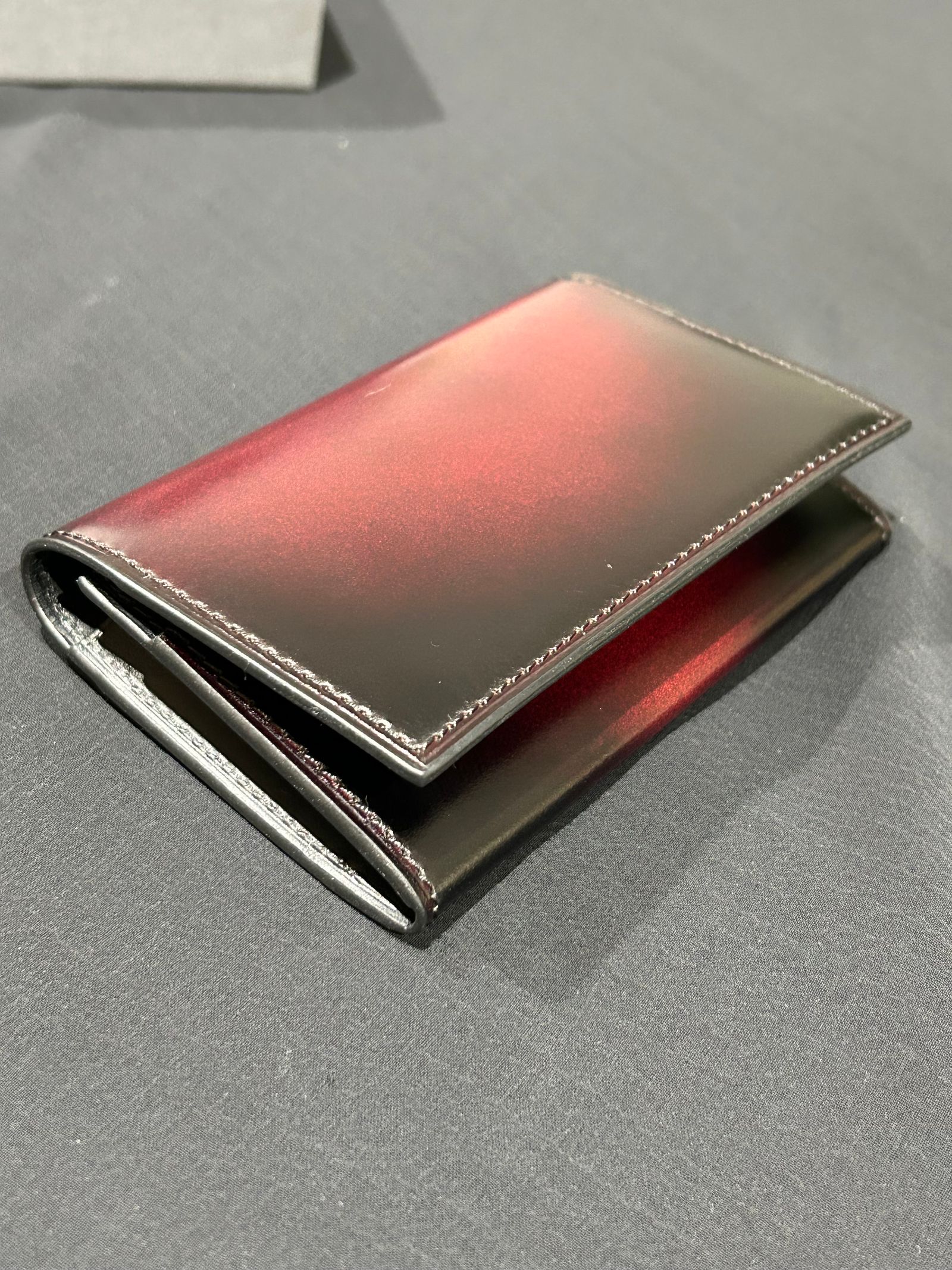 コードバン 名刺入れ 25枚収納YAC161 Dark Brown 【 yuhaku】