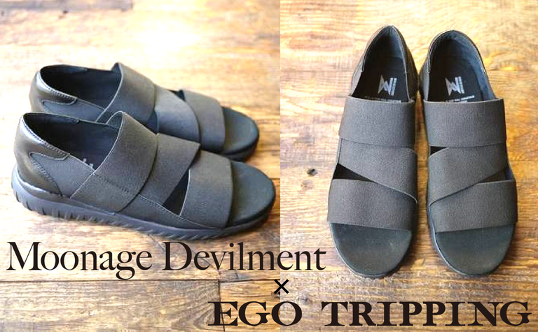 4/28 土曜発売開始MOON AGE DEVILMENT × EGO TRRIPING  コラボ企画グラディエーター サンダル 18000+tax