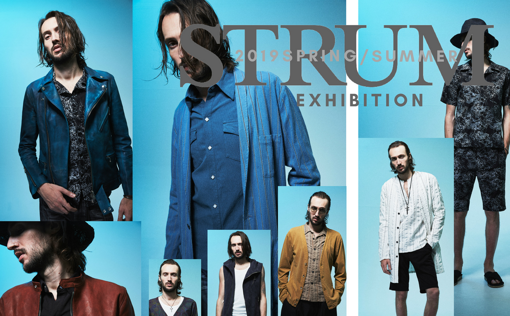 STRUM 2019S/S スタイル写真アップ 展示受注会を開催 します。8/4(sat)~5(sun) デザイナー日曜来店