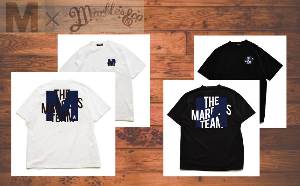 Marbles  ×M　コラボＴシャツ完成！ 9/21昼12時から発売