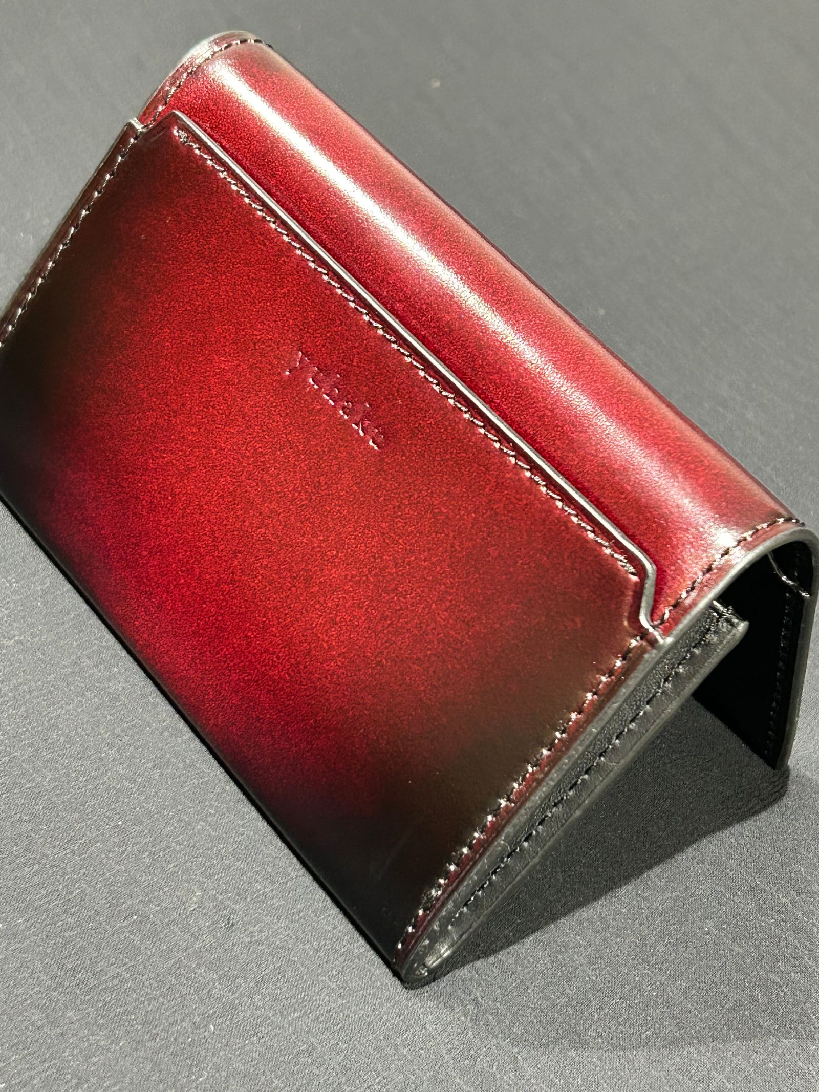 コードバン 名刺入れ 25枚収納YAC161 Dark Brown 【 yuhaku】