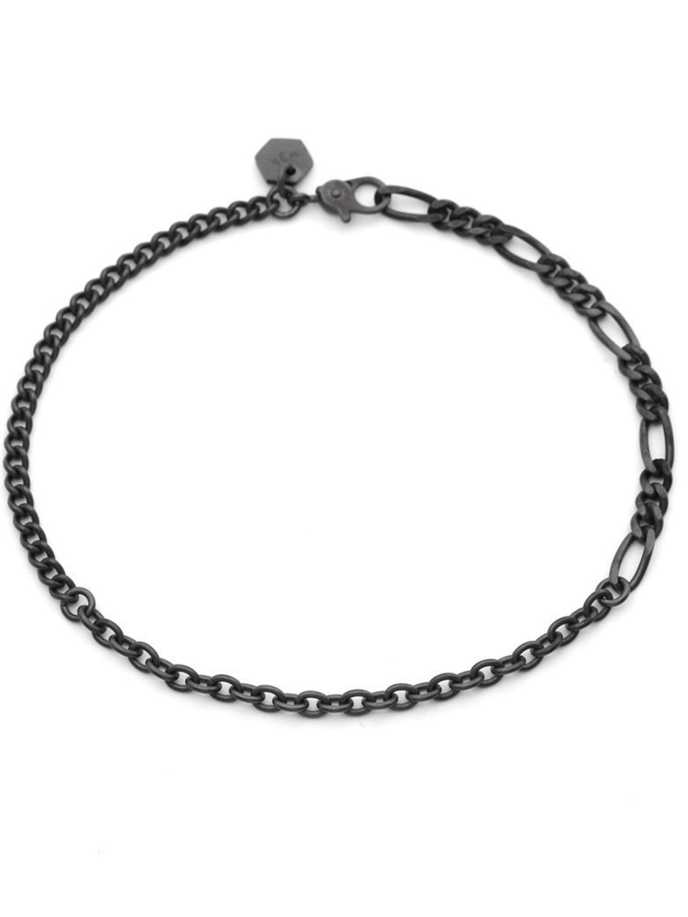 【予約品 9月23日(火) 締切】IVXLCDM ×wjk  slim chain bracelet / スリムチェーンブレスレット / ブラックコーティング