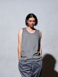《予約品》 SMOOTH TANK / タンクトップ / チャコール