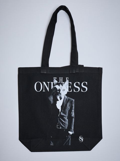 【予約品 4月26日(日) 締切】《犬猫保護活動チャリティー企画》Organic Cotton Tote Bag / オーガニックコットン トートバッグ / ブラック