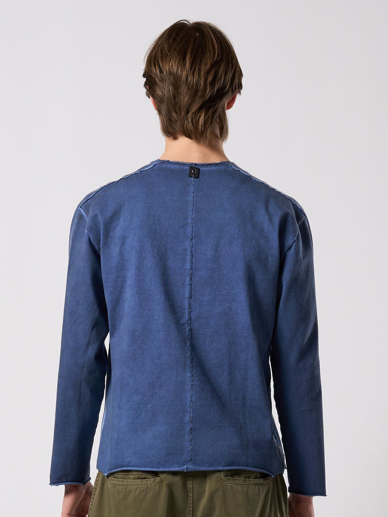 【予約品 4月19日(日) 18時締切】tight jersey cut-off L/S / タイトジャージー カットオフ ロングスリーブ / ダークネイビー