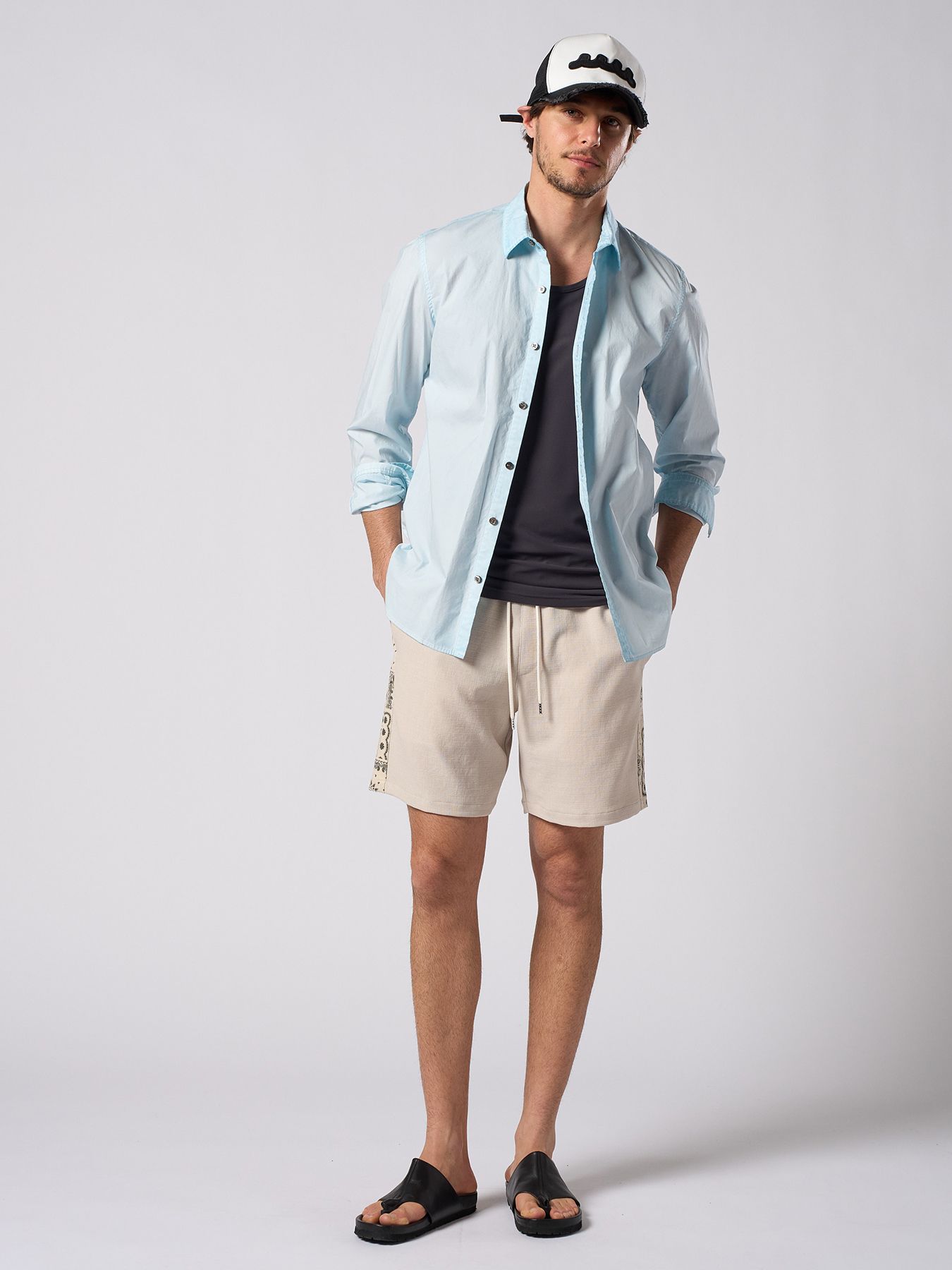 【予約品 1月25日(日) 締切】cool tank top / クールタンクトップ / チャコール