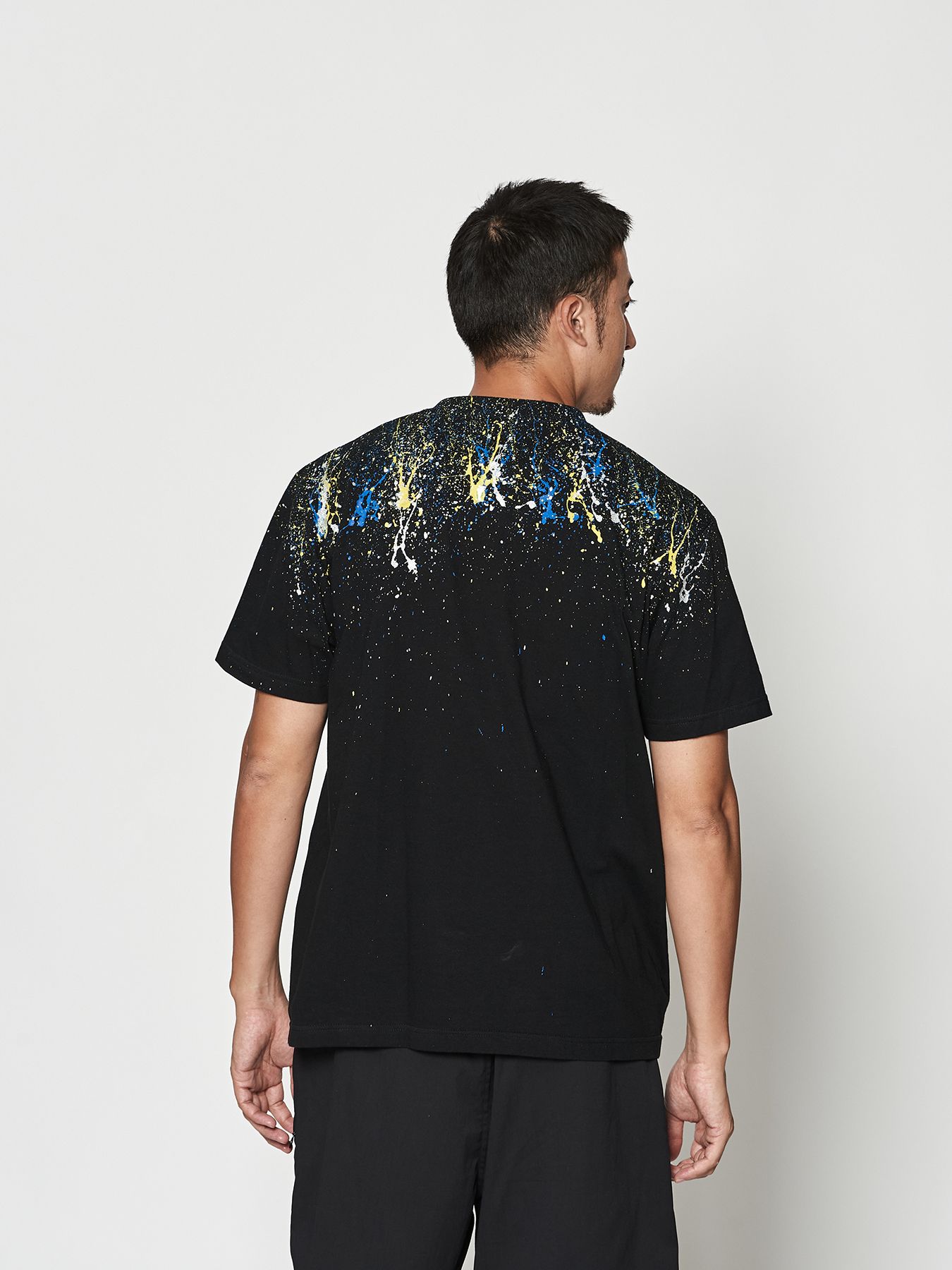 【予約品 10月9日(木) 締切】muta Splash Marine Logo Tee / Tシャツ / ブラック【Acanthus × muta MARINE】