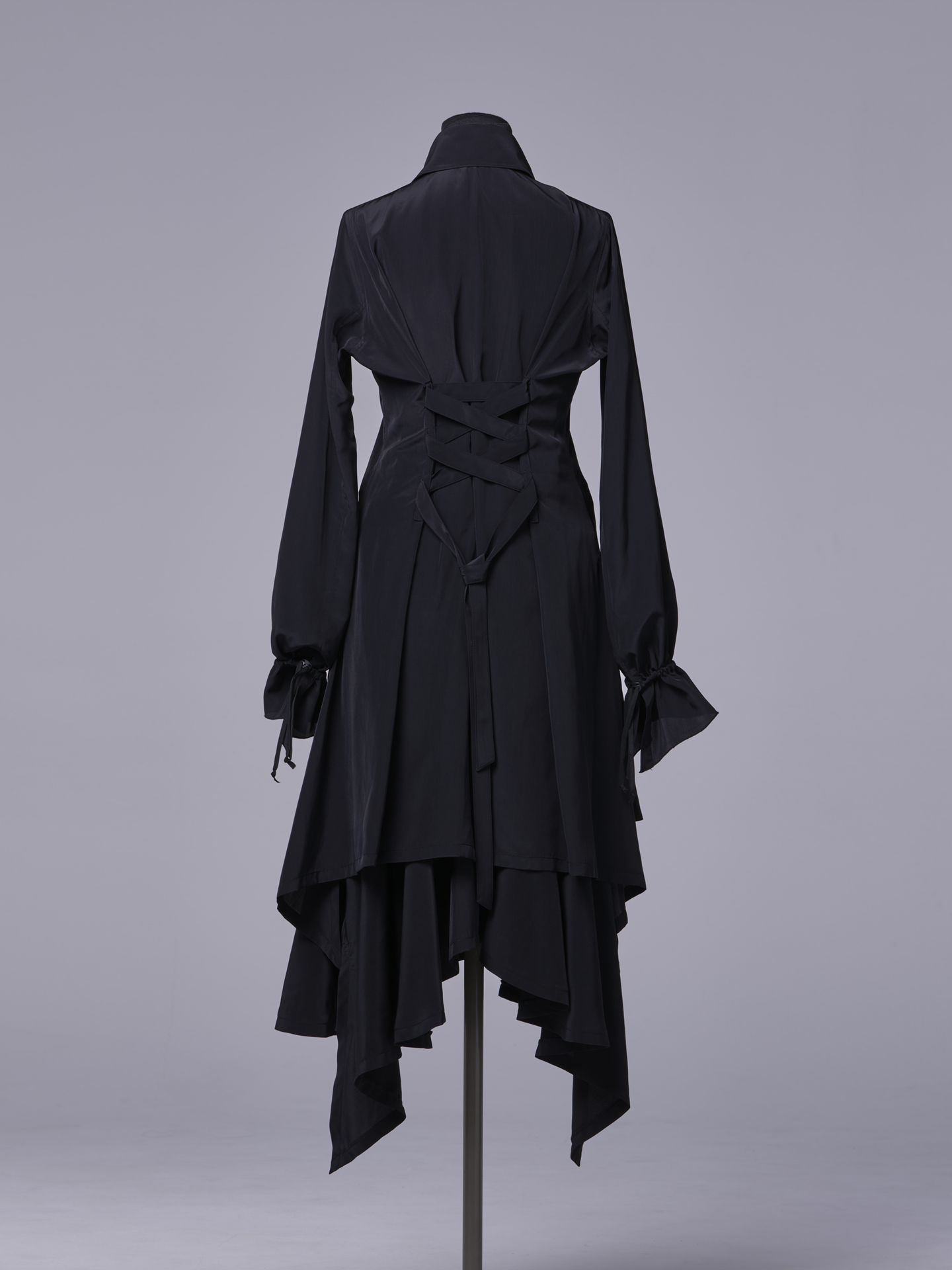 《予約品11月4日 》 LaceUpShirt / レースアップシャツ / ブラック