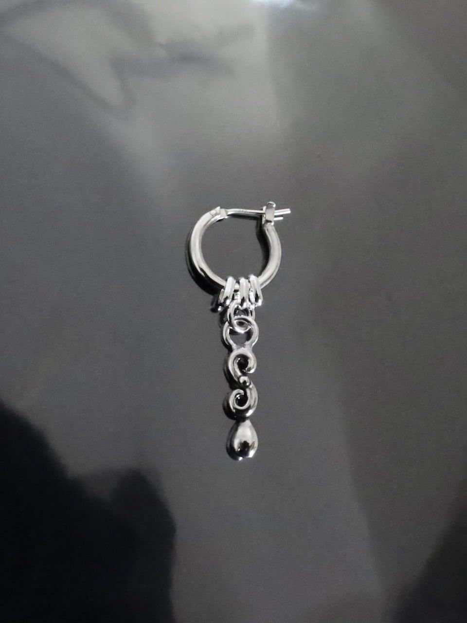 《受注生産》 THIN HOOP with OVAL and TEARDROP / シンフープ ウィズ オーバル&ティアドロップ / 注文から2～3週間後入荷予定