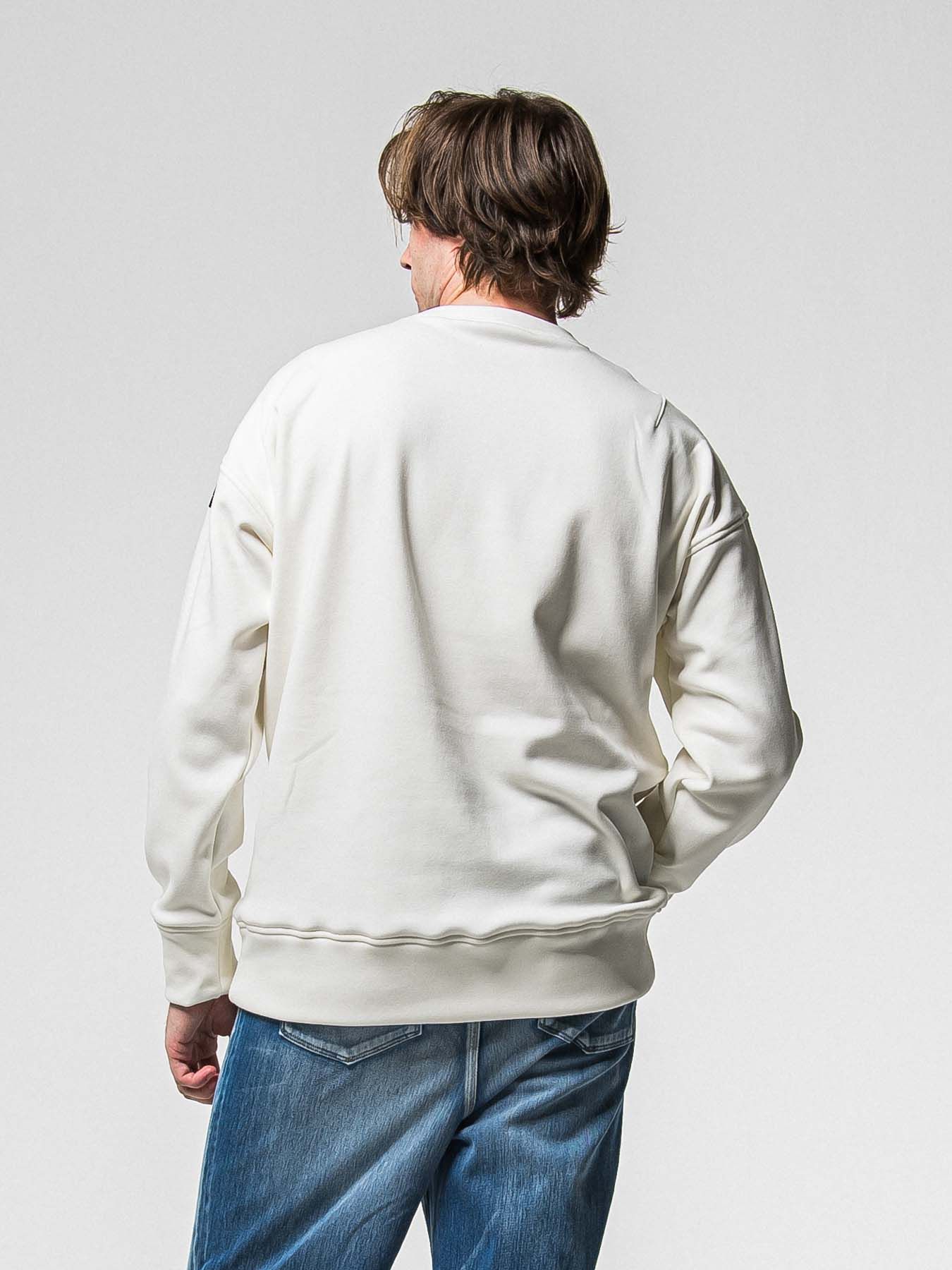 【予約品 8月31日(日) 締切】FRIDAY OLD COVER VEROURS FLEECE TRAINER / FRIDAYコラボ オールドカバー ベロアフリース トレーナー / ホワイト