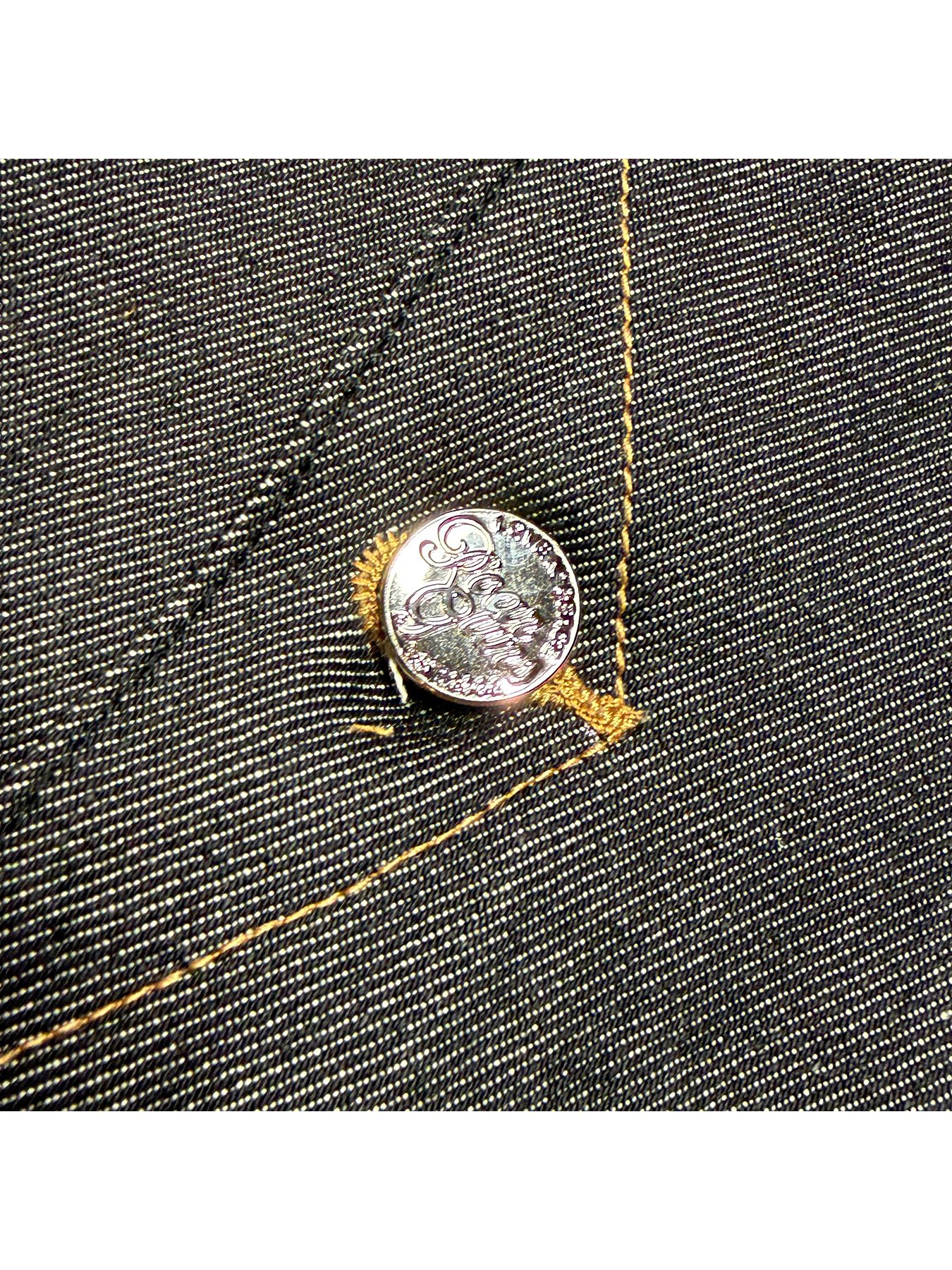 【予約品 3月9日(月) 18:00 締切】VIN/DEN/JK SWARRO / クリスタルクロスガン ヴィンテージ デニム ジャケット / ブラック