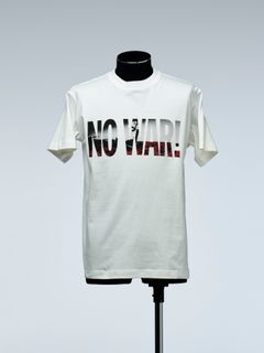 《予約品》 NOWAR-CharityT-Shirt / 半袖Tシャツ  / ホワイト 【THE ONENESS】 5月末～入荷予定